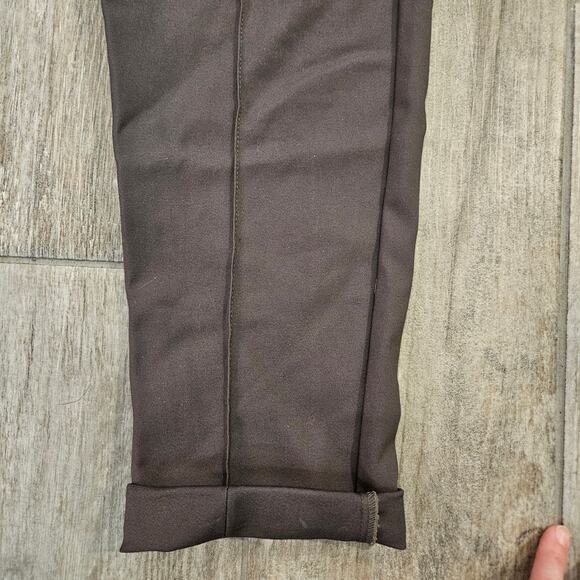 Icon Amsterdam Pleated Tapered Pants Men’s 2XL Brown Grey Slim Tailored Trousers - Picture 9 of 12